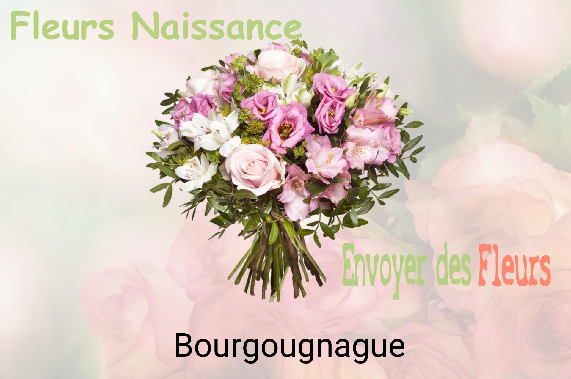 Bouquet de fleurs de naissance livré à Bourgougnague